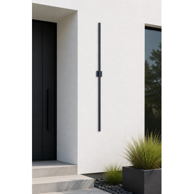 Applique murale d'extérieur à DEL en aluminium H 96 po x l 4,5 po Replay