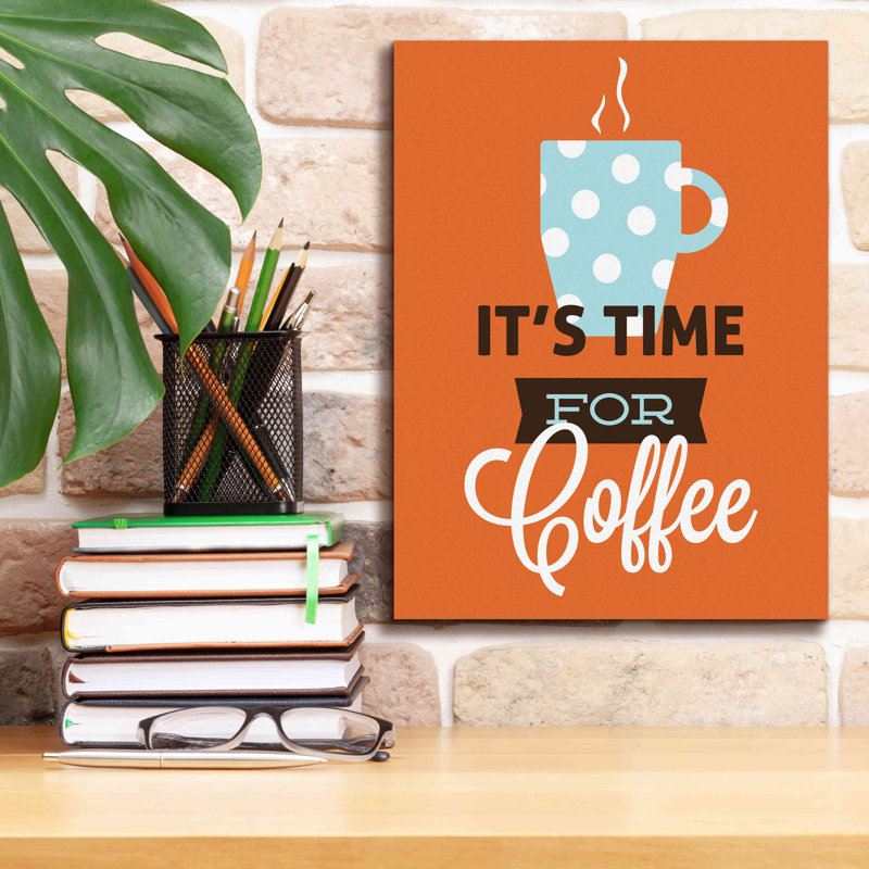 Epic Graffiti «Coffee Time Orange» par Genesis Dunc, «Coffee Time Orange» sur toile par Genesis Duncan, peinture