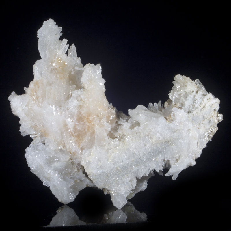 Cookite on Quartz. Stand-On-Your-Head Mine, Arkansas