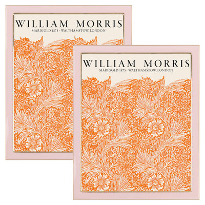 Aluminum Gold Edge Enamel Frame 2 Set