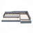 Upholstered Double Daybed With Trundle And Drawer-1967799343