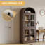 Armoire avec bibliothèque arquée Modern Farmhouse