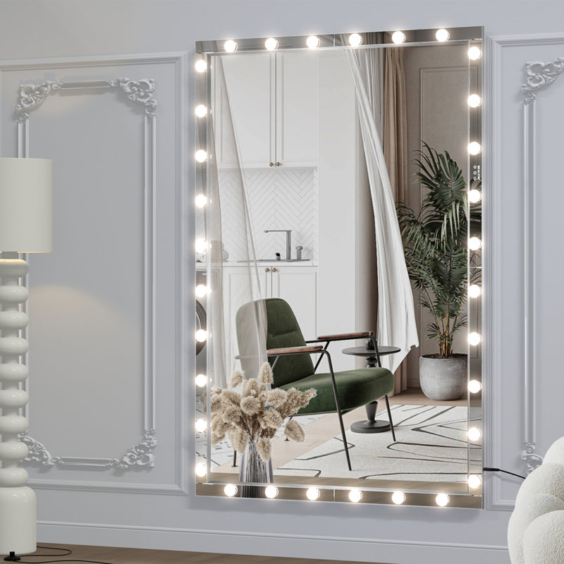 Miroir de salle de bain Hollywood, 48 po x 72 po