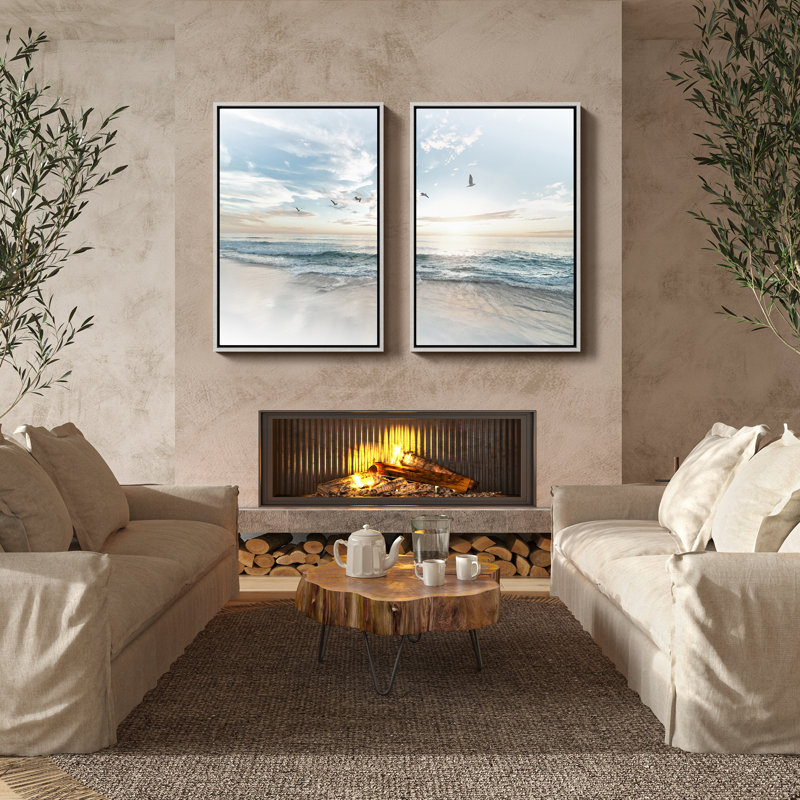 Art mural encadré rétro antique classique pour chambre à coucher, H 36 po x l 24 po, Blanc