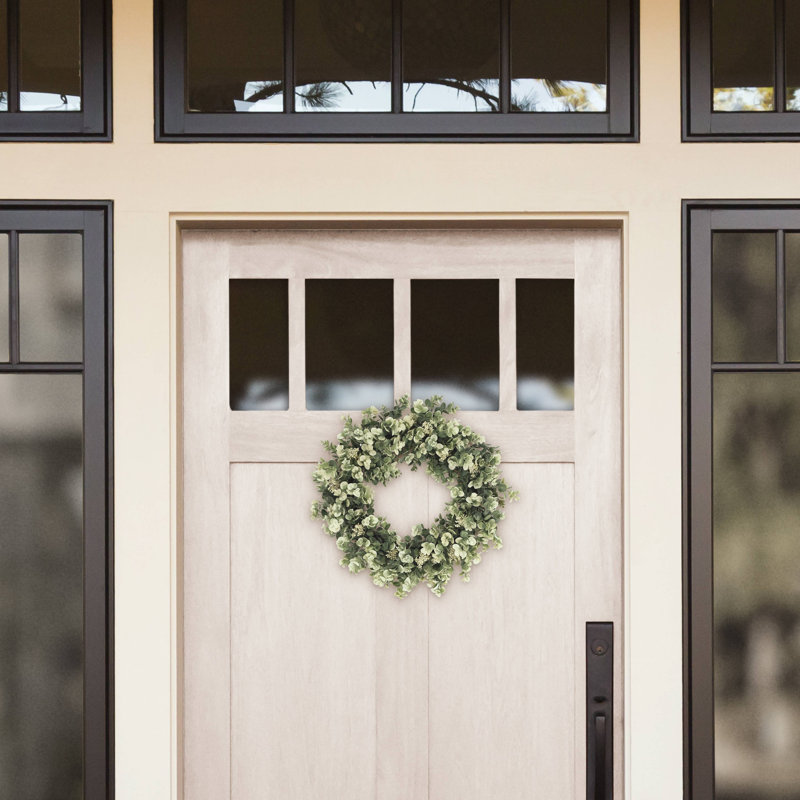 24" Artificial Eucalyptus Floral Spring Wreath