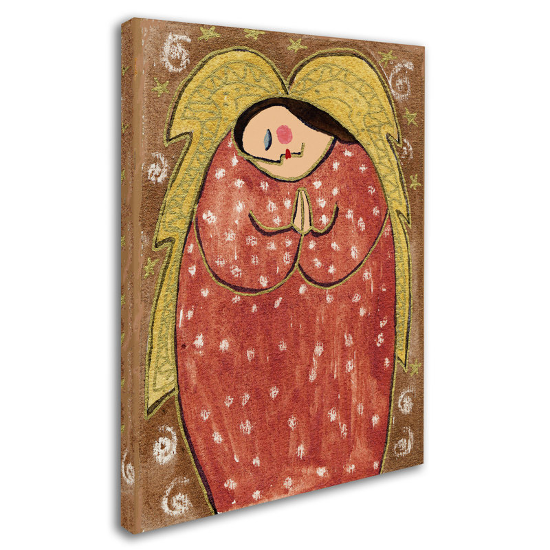 Berkley «Big Diva Angel Praying», reproduction sur toile tendue, H 19 po x l 14 po x P 2 po
