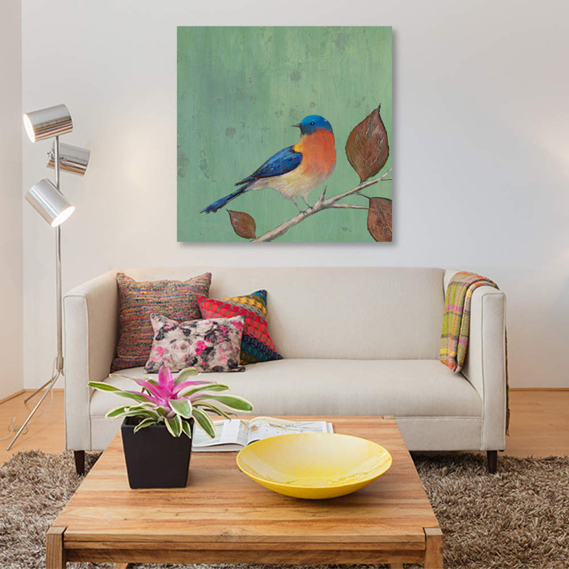 «Resting Bird II» par Mehmet Altug - impression sur toile tendue, H 26 po x l 26 po x P 1,5 po, Toile tendue, Pas de tapis