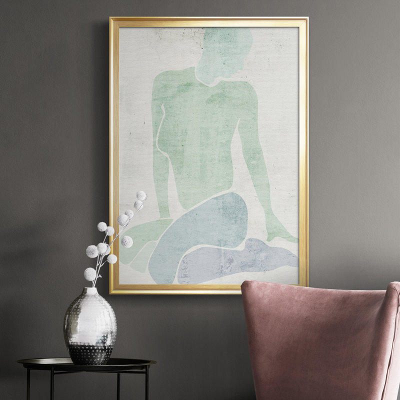 Stretching III - reproduction d'art sur toile, Or, H 30,5 po x l 22,5 po x P 1 po
