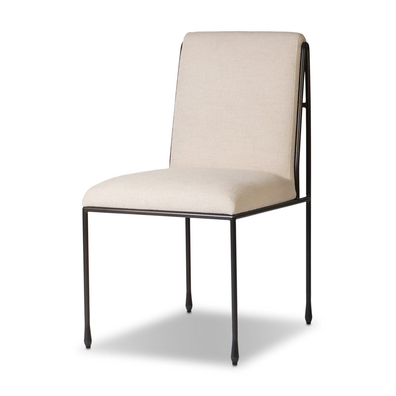 Decker Upholstered Dining Chair, Beige