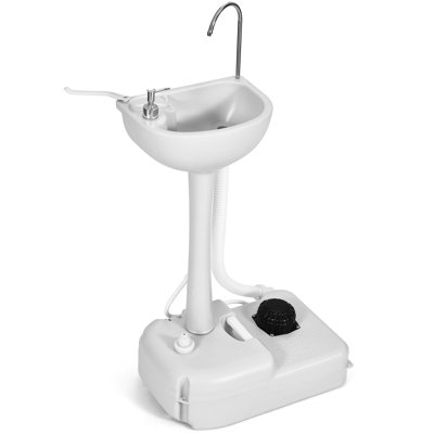 13'' L x 19.7'' W Portable Handwash Station with Faucet