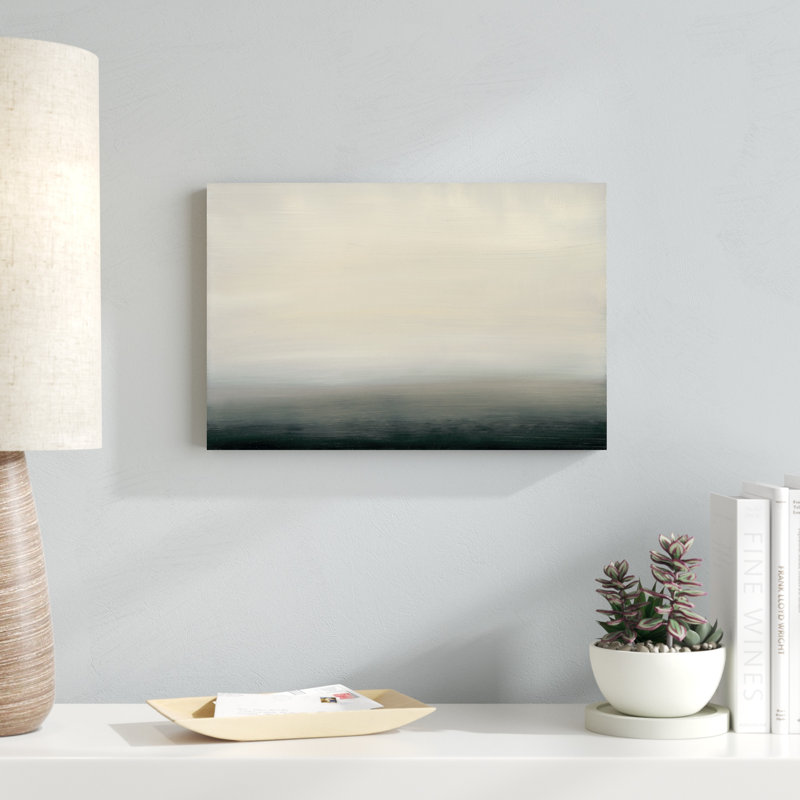 «Ocean Tide VIII» par Sharon Gordon - peinture sur toile tendue, H 12 po x l 18 po x P 1,25 po