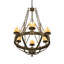 Lustre empire de style bougie à 18 lumières Dunois