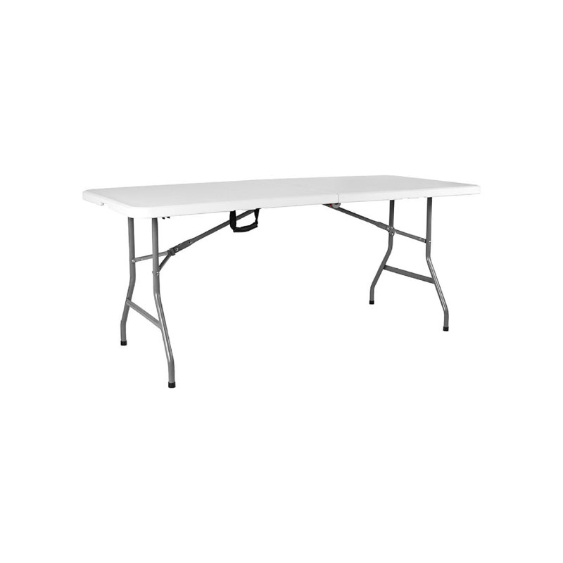 Folding Table Heavy Duty Extra Strength Camping Buffet Wedding Market White