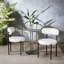 Ensemble de chaises longues de 18,5 po de style moderne (ensemble de 2)