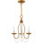 Burvale 3 - Light Candle Style Chandelier-1090191043