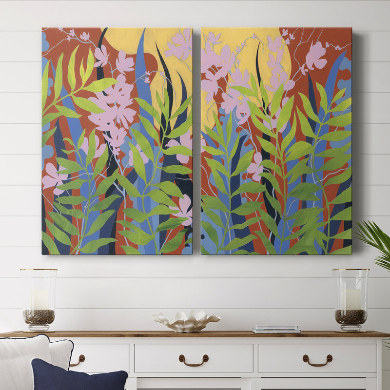 Toile tendue Bold Bright & Wild I-Premium Gallery - prête à être accrochée, 60" H x 80" W