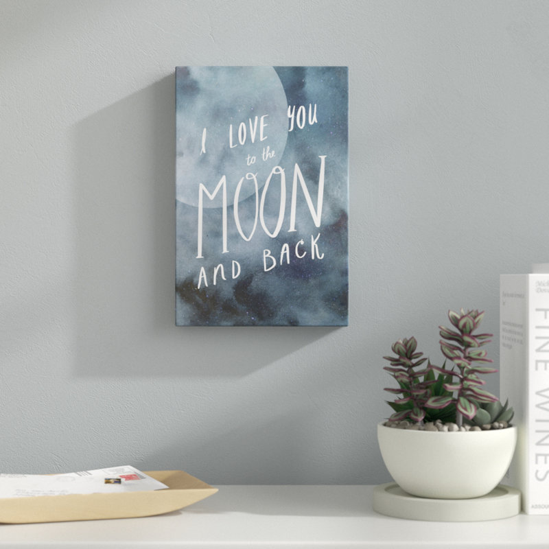 Celestial Love III by Victoria Borges - Print on Canvas, 30cm H x 20cm W, Wrapped Canvas
