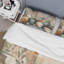 Ensemble de housse de couette en microfibre / polyester orange et vert-950137066