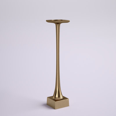 Bougeoir de table en aluminium Ginny