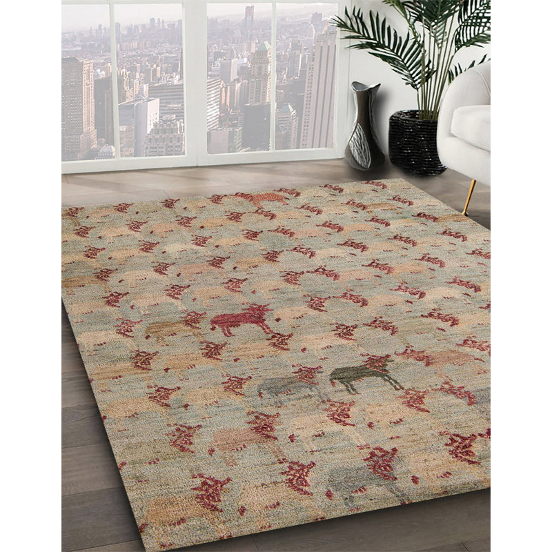 Abstract Indoor Rug, Round 8'