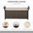 27 Gallon Patio Wicker Storage Bench, Outdoor Rattan Patio Furniture, 2-In-1 Large Capacity Rectangle Garden Storage Box with Handles and Cushion, Cream White