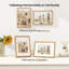 Brown Solid Wood Storage Picture Frame - Set of 4