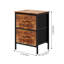 Metal；Medium Density Fiberboard (MDF)；PU Leather；Plastic Rectangle Accent Cabinet-991717171