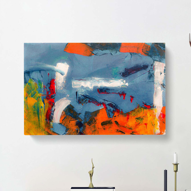 Abstract Art Painting Vol.402 by S.Johnson - Wrapped Canvas, 60cm H x 91cm W x 3cm D