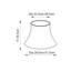 Barnabas 35.5cm H Silk Oval Lamp Shade ( Spider )