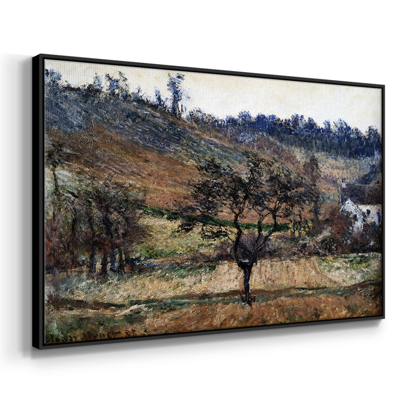 La vallée de Falaise, 1883, H 25 po x l 37 po x P 2 po, Noir