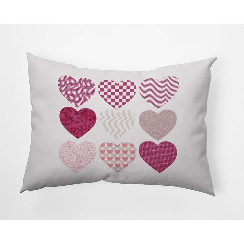 Reversible Throw Pillow, 14"H x 20"W, Rectangular