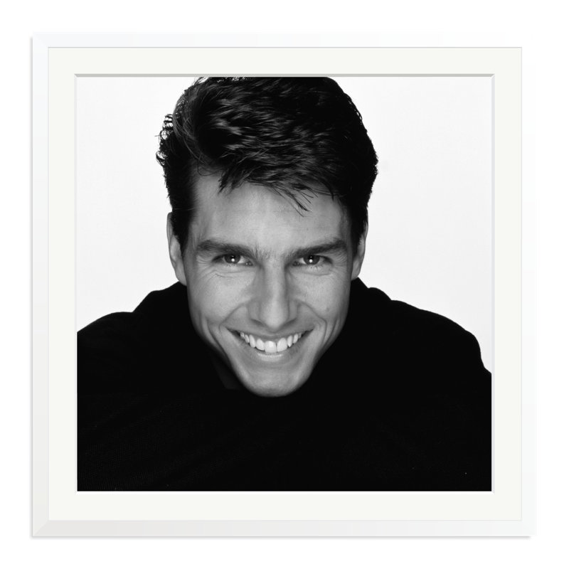 Tom Cruise Cover Shoot, 33" H x 33" W, White