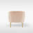 Samouri Modern Channel Tufted Barrel Accent Chair-526241371
