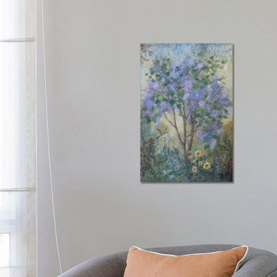 Fresh Lilacs 1 Piece Wrapped Canvas Painting