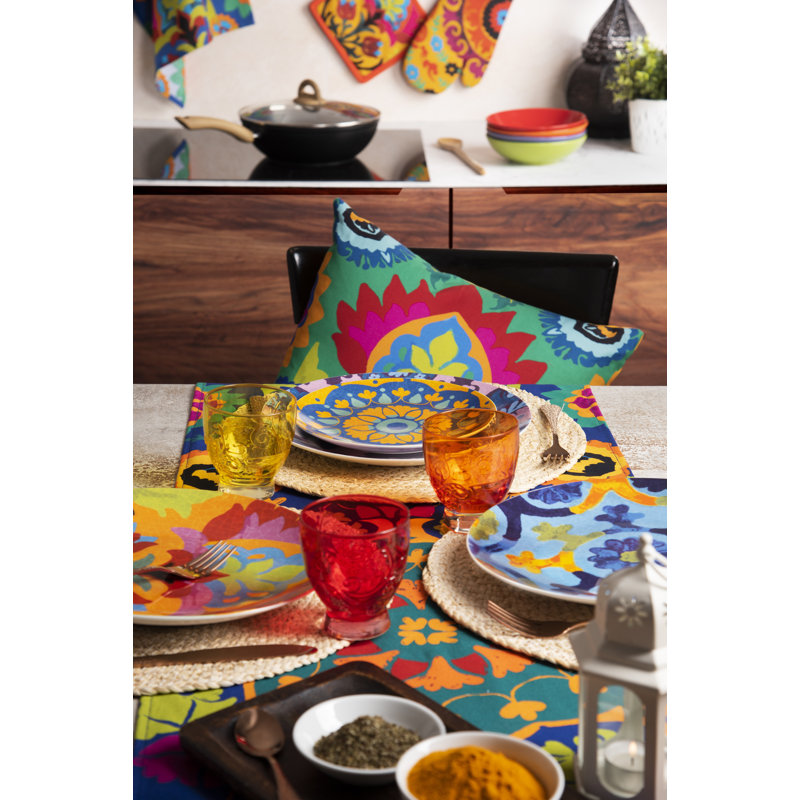 Excelsa Multicolored New Delhi Table Runner