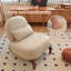 Chaise d'appoint avec pieds en bois massif-1584845506