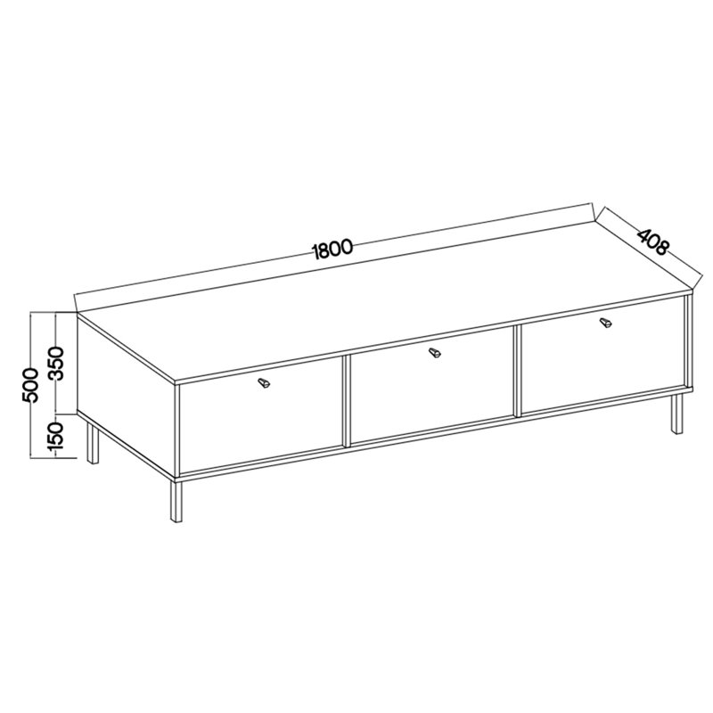 TV 180 cm