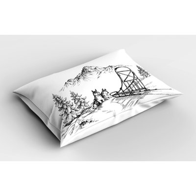 Mountain Polyester Toile Sham Set