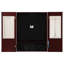 Armoire pour jeu de fléchettes Viper Metropolitan Mahogany Steel Tip, jeu de fléchettes Viper