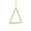 4.75'' Handmade Geometric Metal Holiday Shaped Ornament-46478649