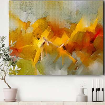 Coups de pinceau à l'huile - reproduction d'art sur toile