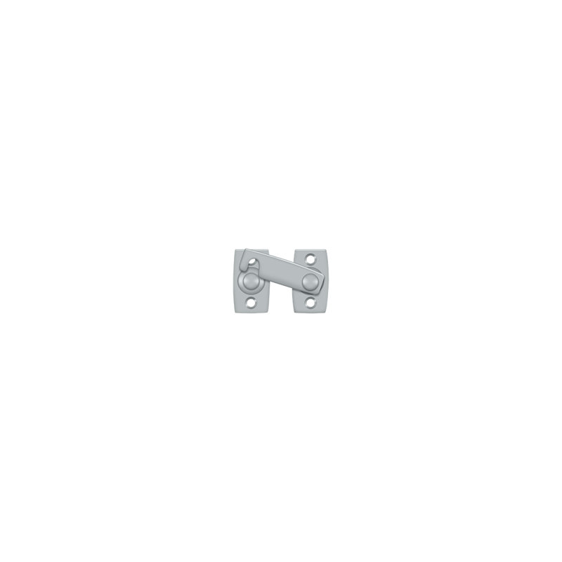 Brass Latch/Catch/Bolt, Brushed Chrome