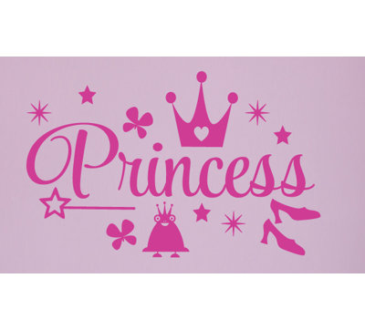 Décalcomanie murale princess