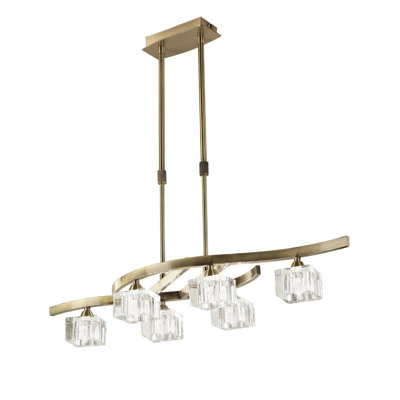 Cuadrax LED Semi Flush Mount