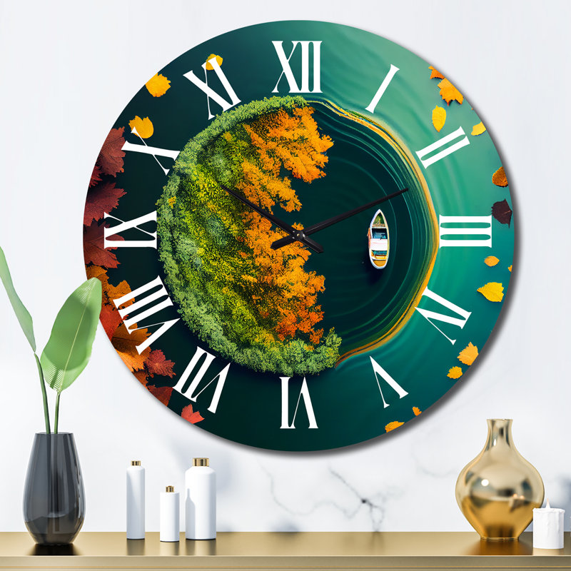 Horloge murale Arial View, Grand