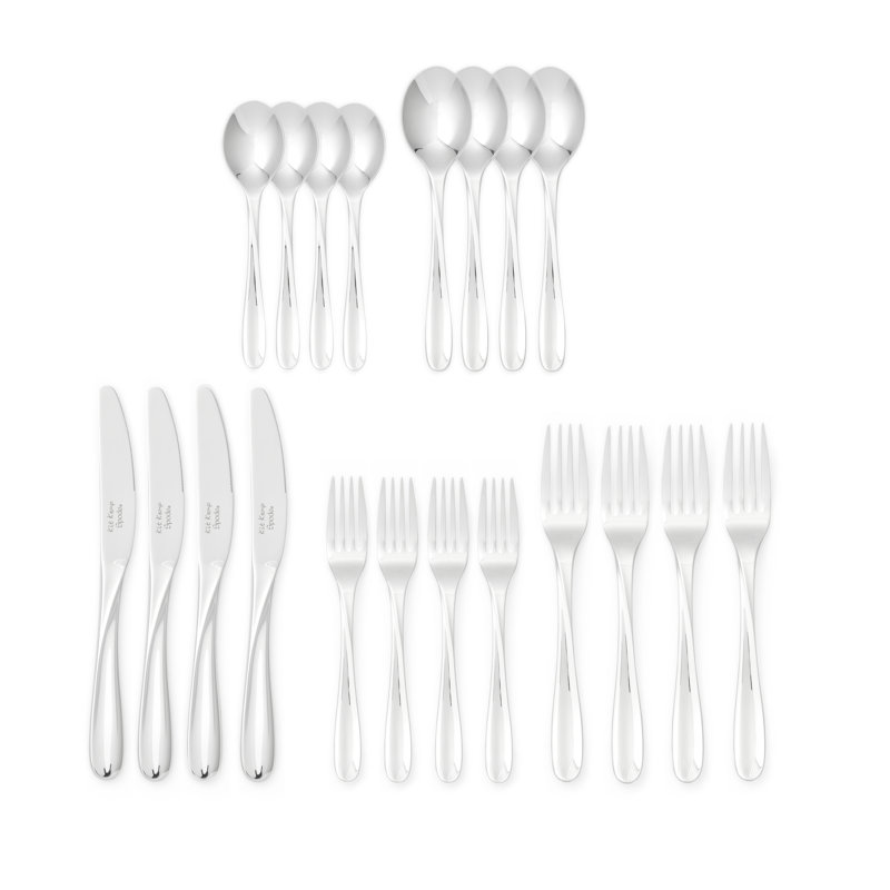 Kit Kemp, Cutlery - 20 Piece Set Twist, Service for 4