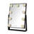 Jerdon 11.75" x 15.75" Lighted Tabletop Makeup Mirror, Plug In