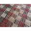 Tapis rouge et bleu noué à la main de haute qualité