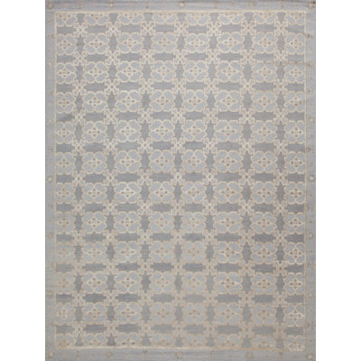 Christina Geometric Area Rug in Ivory/Pale/Blue