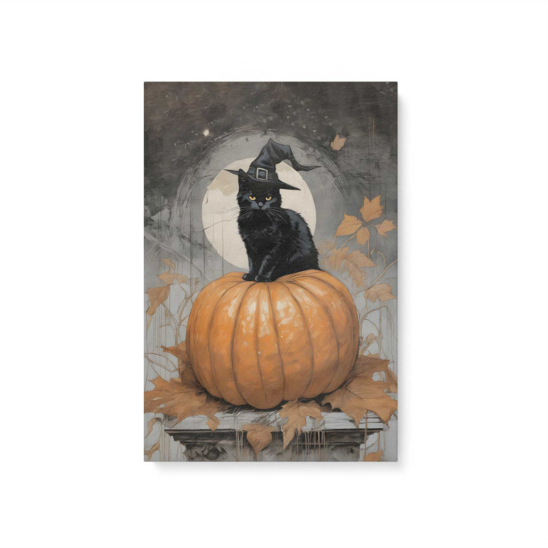 Moustaches d'Halloween sur toile tendue, H 30 po x l 20 po